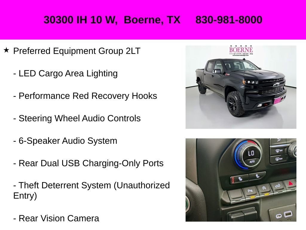 Used 2021 Chevrolet Silverado 1500 LT Trail Boss w/ Convenience Package II image 37