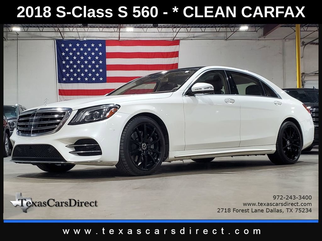 Used 2018 Mercedes-Benz S 560 4MATIC Sedan image 1