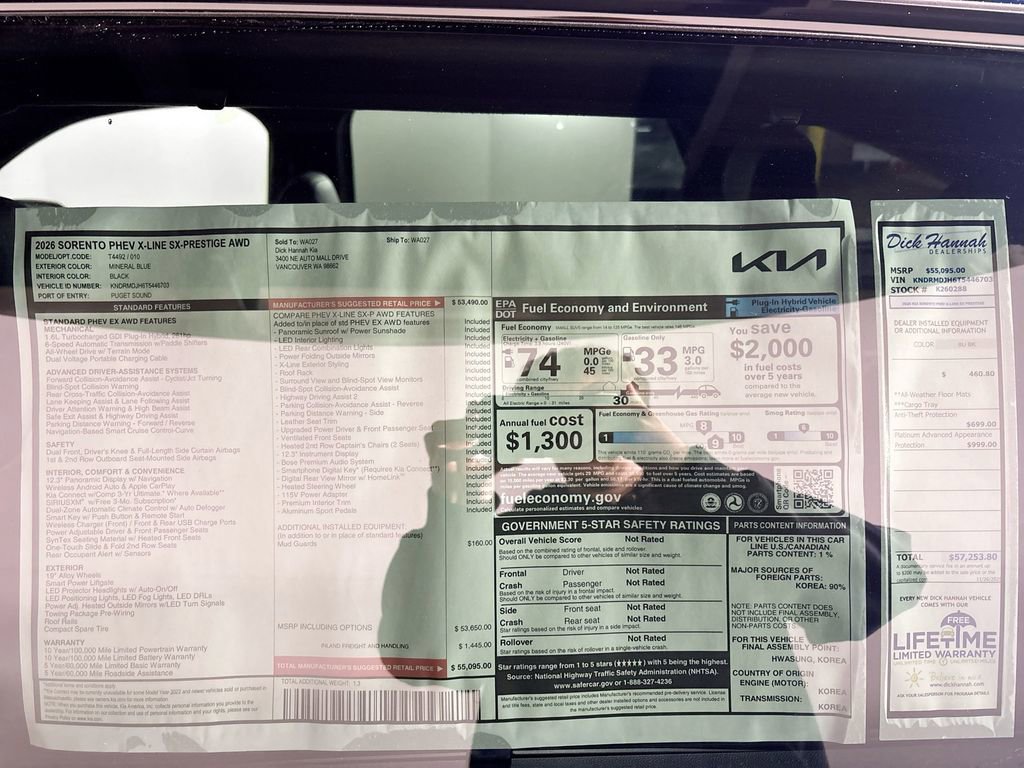 New 2026 Kia Sorento SX Prestige image 25