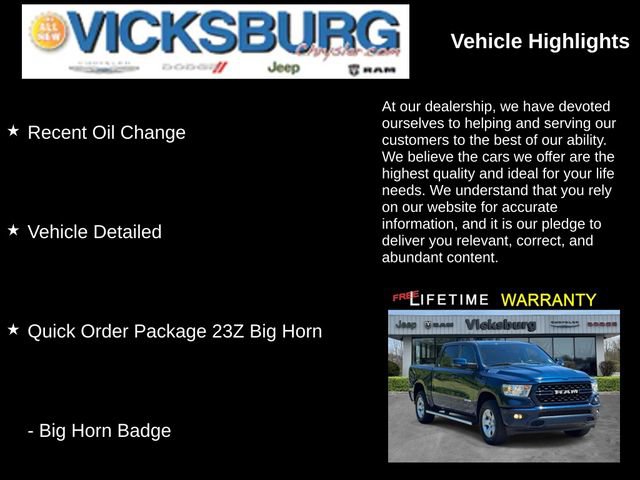 Used 2023 RAM 1500 Big Horn w/ Trailer Tow Group AWD/4WD image 25