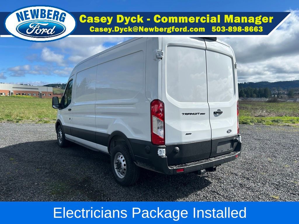 New 2026 Ford Transit 350 148 Medium Roof AWD w/ Electrician Trade Package image 8