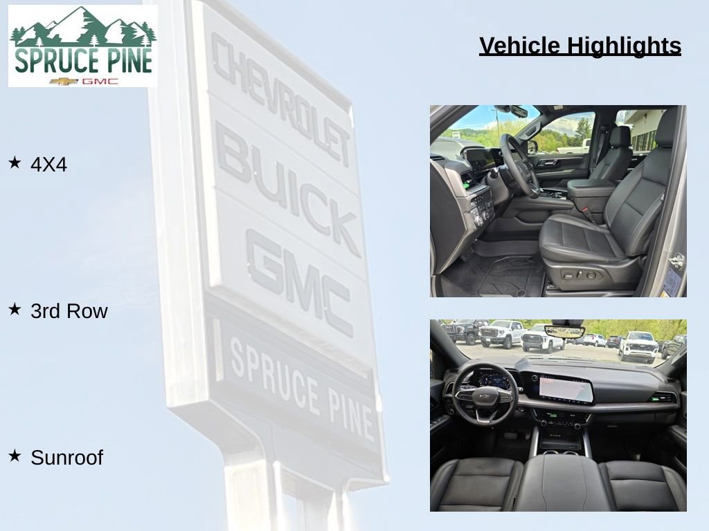 Certified 2025 Chevrolet Tahoe Z71 w/ Z71 Off-Road Package AWD/4WD image 8