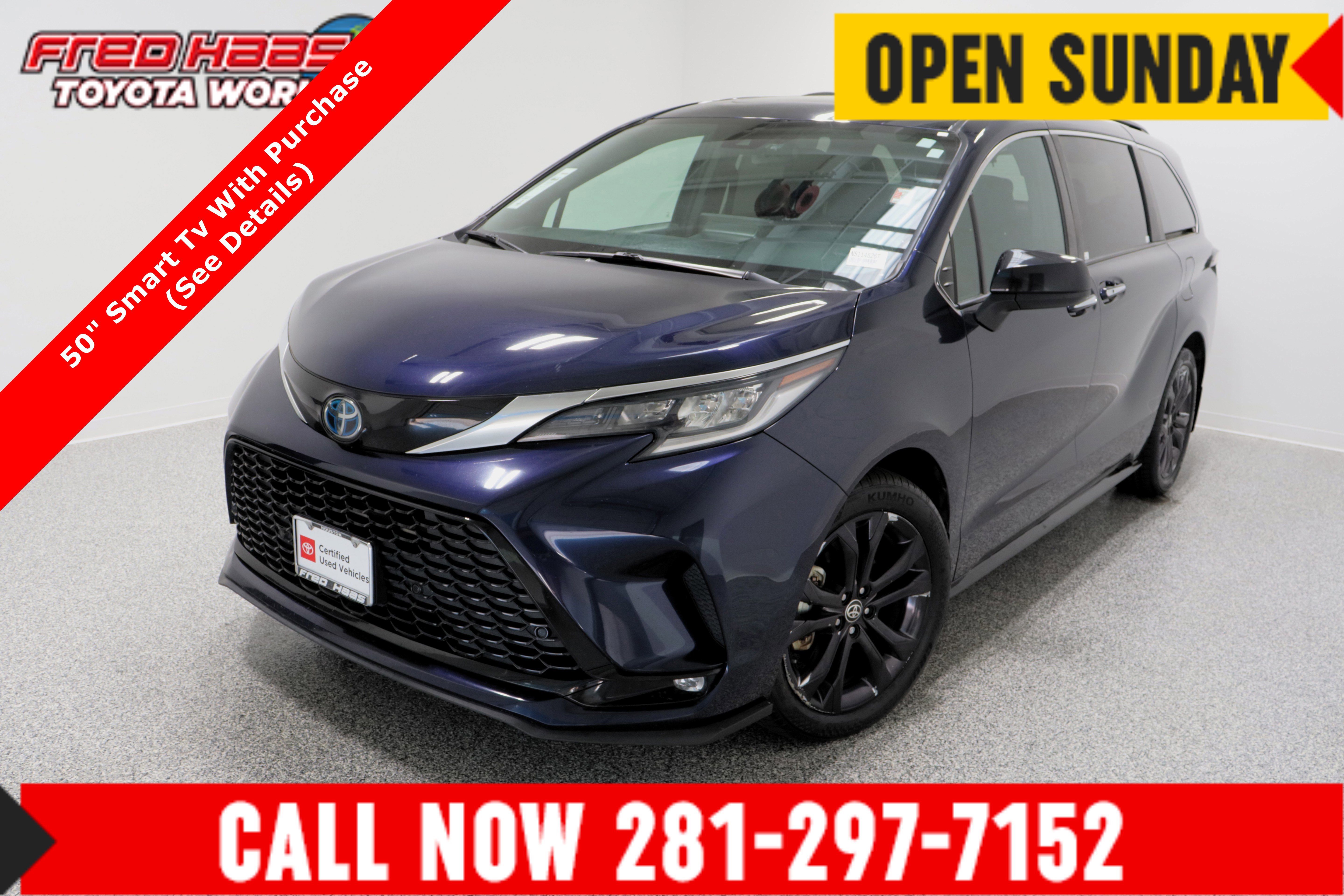 Certified 2022 Toyota Sienna XSE