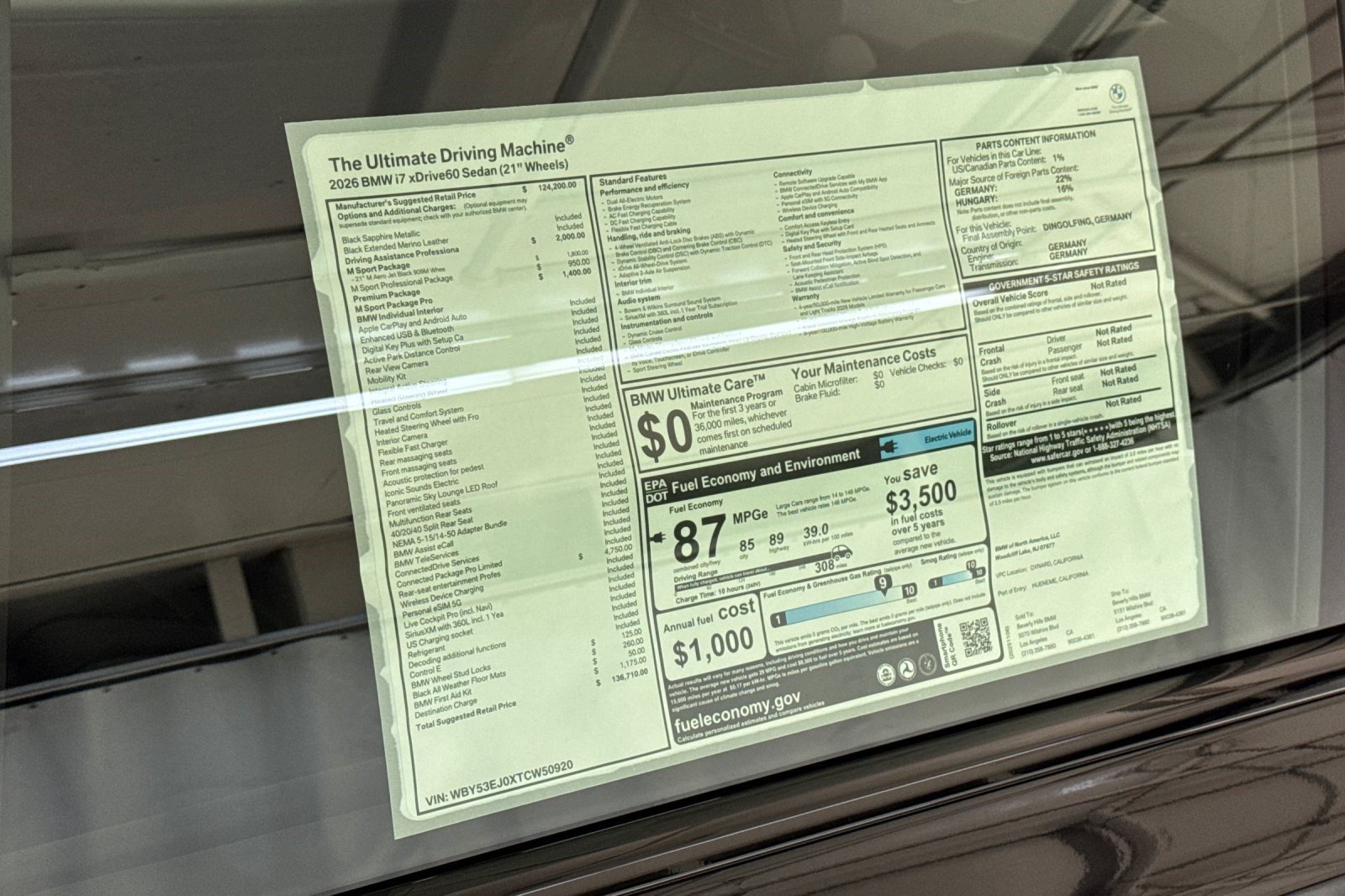 Used 2026 BMW i7 xDrive60 AWD/4WD image 29