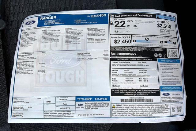 New 2024 Ford Ranger XLT RWD image 14