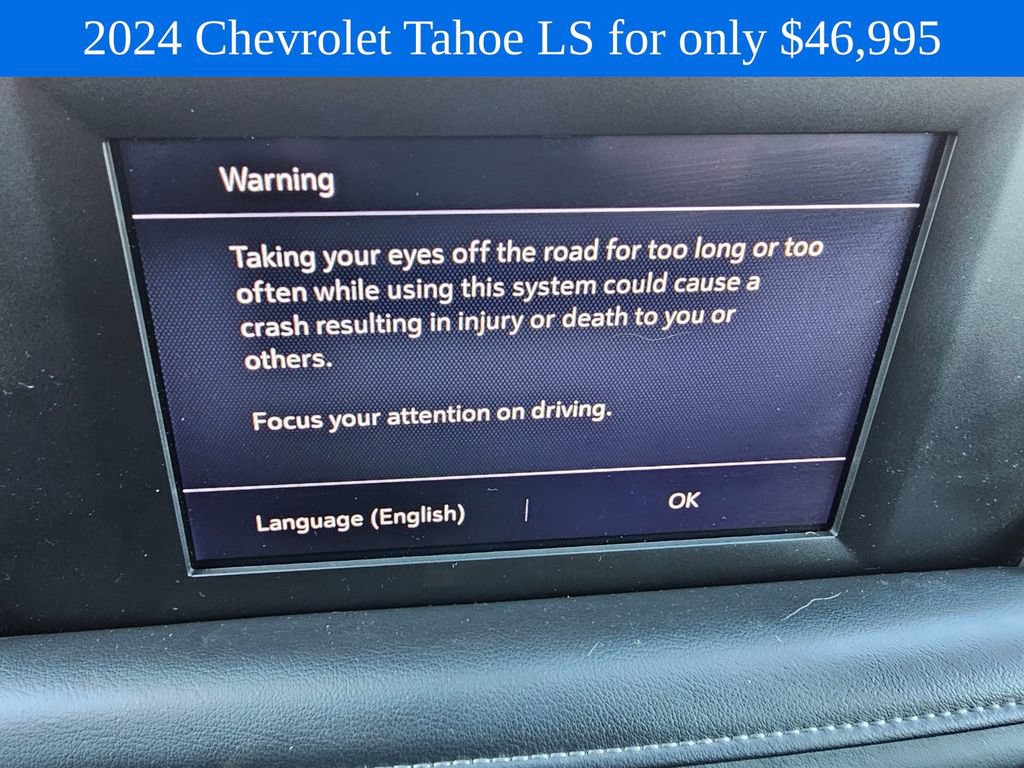 Used 2024 Chevrolet Tahoe LS w/ Driver Alert Package RWD image 30