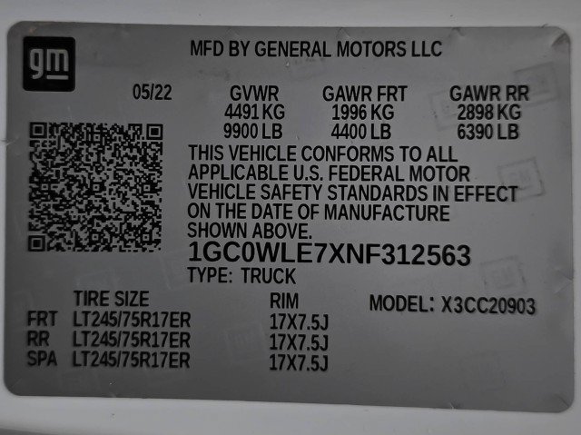 Used 2022 Chevrolet Silverado 2500 W/T w/ WT Fleet Convenience Package RWD image 34