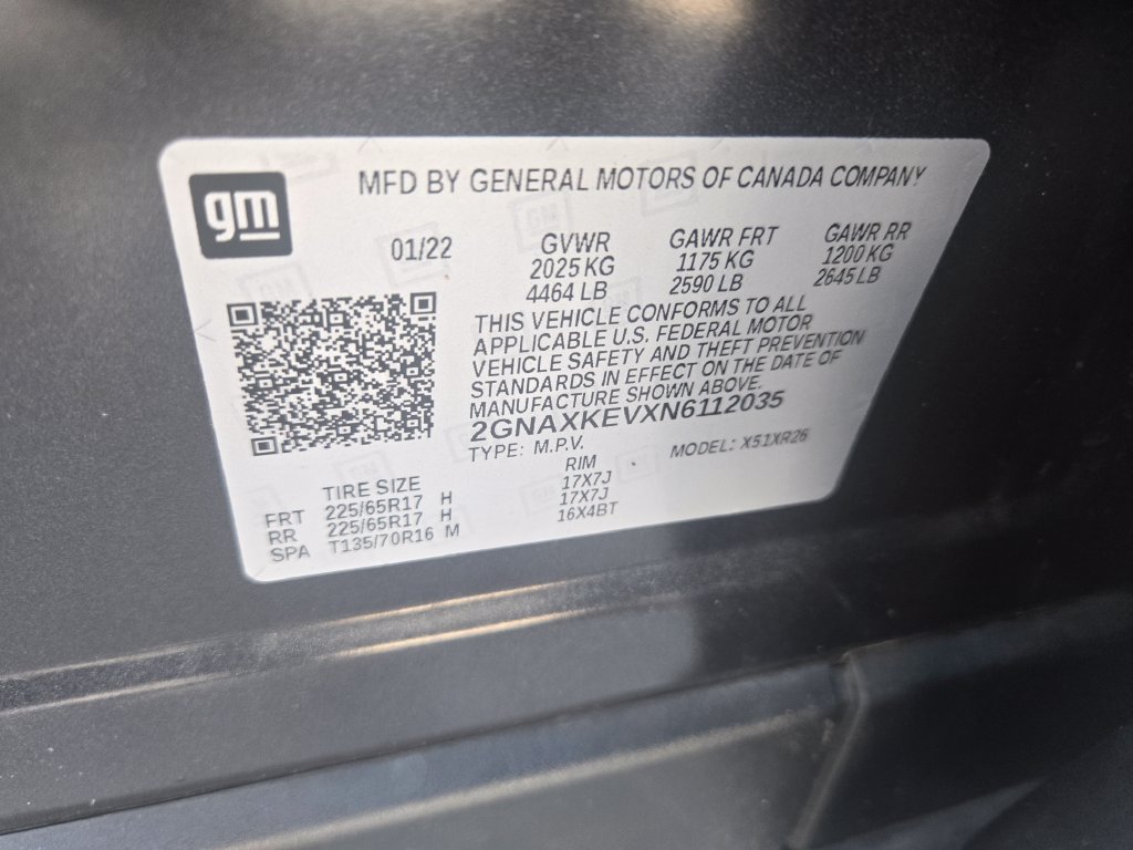 Used 2022 Chevrolet Equinox LT FWD image 12