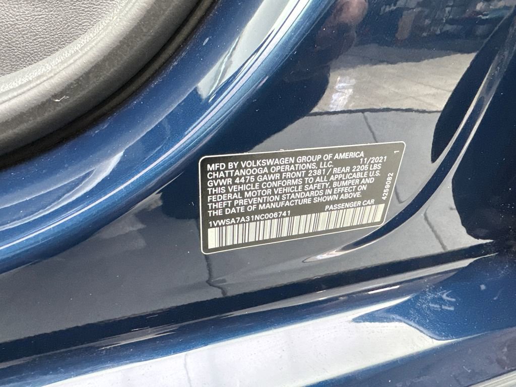 Used 2022 Volkswagen Passat 2.0T SE FWD image 81