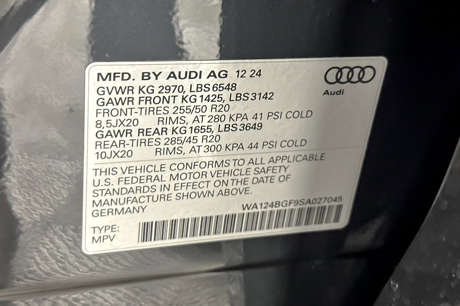 Used 2025 Audi Q6 e-tron Premium Plus w/ Premium Plus image 27