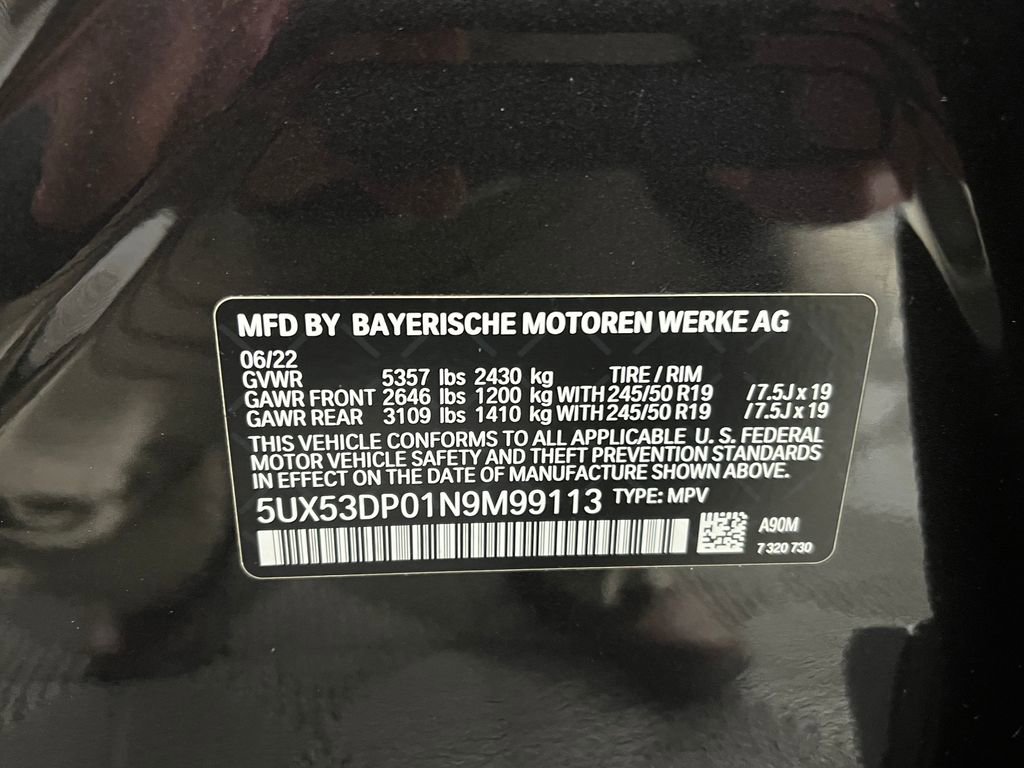 Used 2022 BMW X3 xDrive30i w/ Convenience Package AWD/4WD image 29