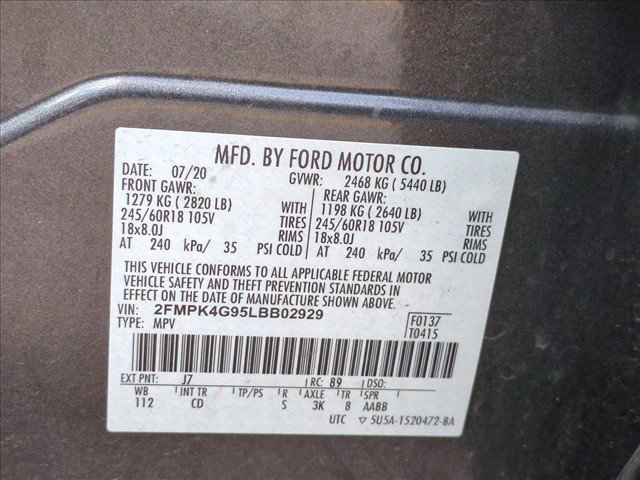 Used 2020 Ford Edge SE AWD/4WD image 24