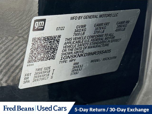 Used 2022 Chevrolet Tahoe LT image 36