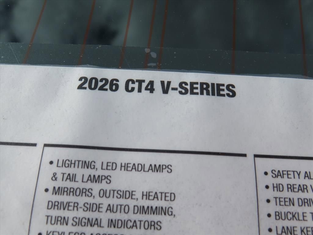 New 2026 Cadillac CT4 V image 9