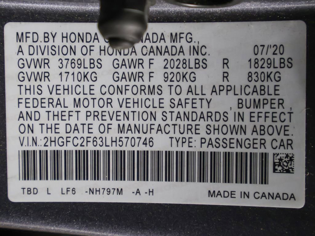 Used 2020 Honda Civic LX image 35