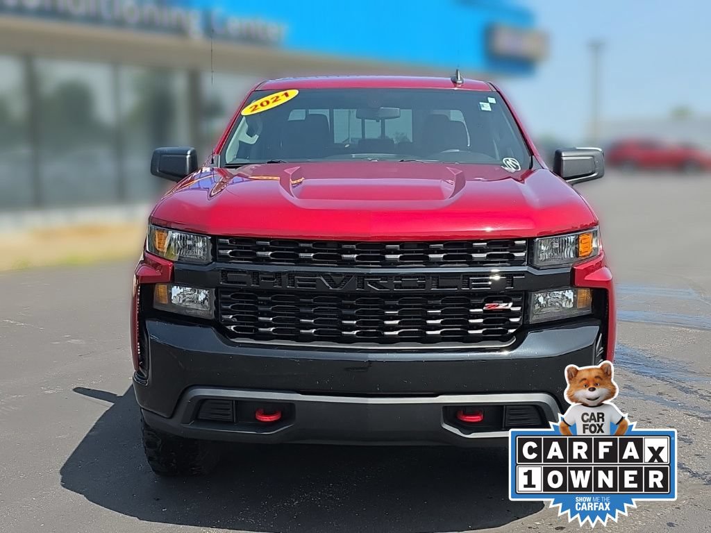 Used 2021 Chevrolet Silverado 1500 Custom Trail Boss AWD/4WD image 3