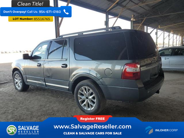 Used 2015 Ford Expedition EL Limited w/ Equipment Group 301A AWD/4WD image 3