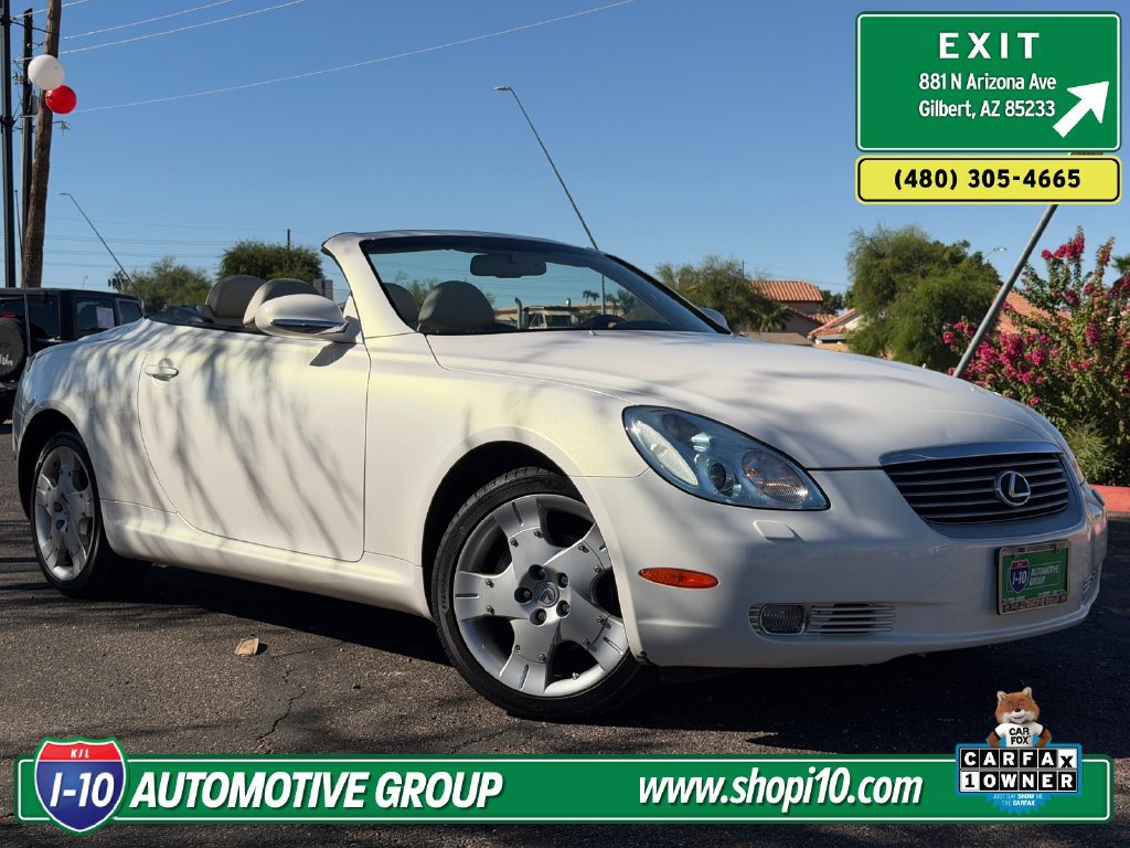 Used 2005 Lexus SC 430 Convertible w/ Preferred Accessory Pkg RWD image 1