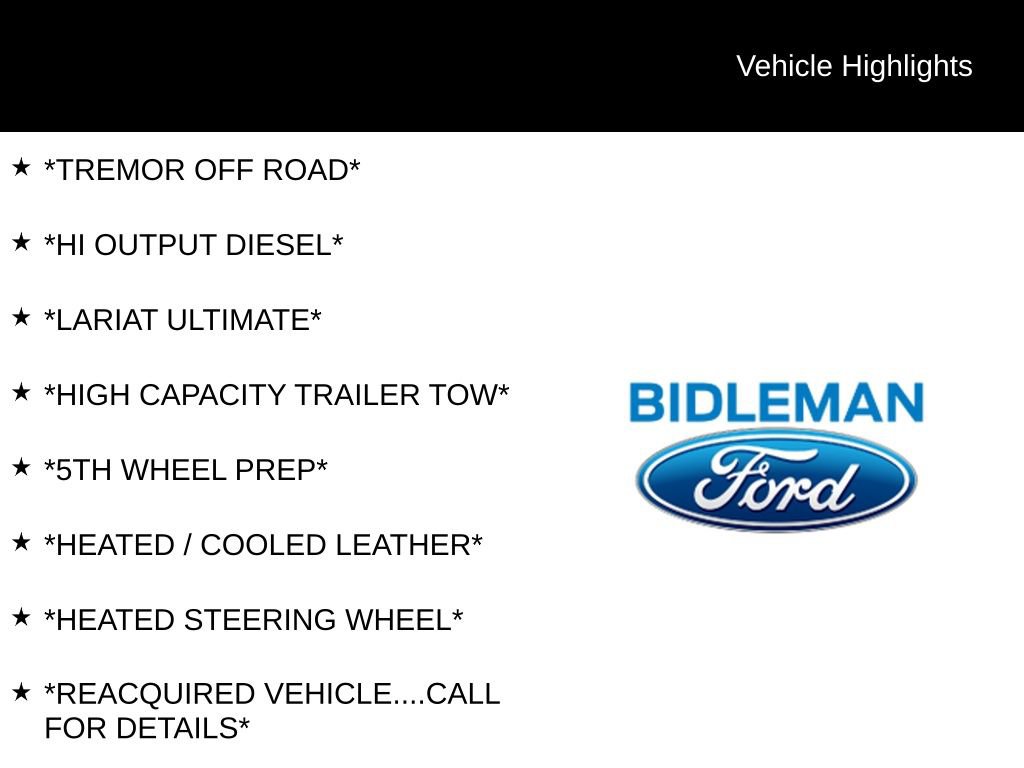 Used 2025 Ford F250 Lariat w/ Lariat Ultimate Package image 3