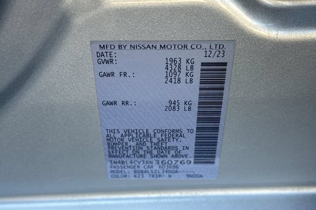 Used 2024 Nissan Altima 2.5 SR FWD image 54