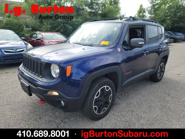 Used 2016 Jeep Renegade Trailhawk w/ Premium Trailhawk Package AWD/4WD video 3