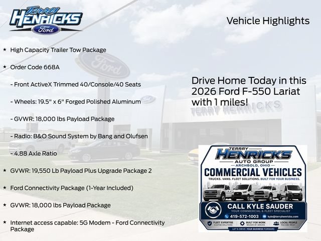New 2026 Ford F550 4x4 Crew Cab image 2
