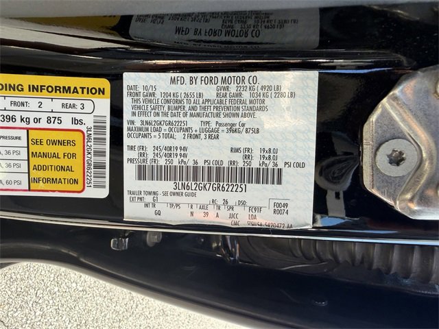 Used 2016 Lincoln MKZ w/ Equipment Group 300A Reserve image 31