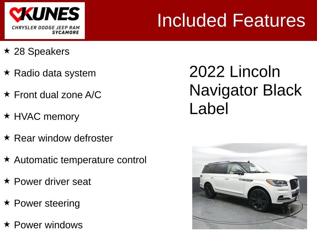 Used 2022 Lincoln Navigator Black Label image 4