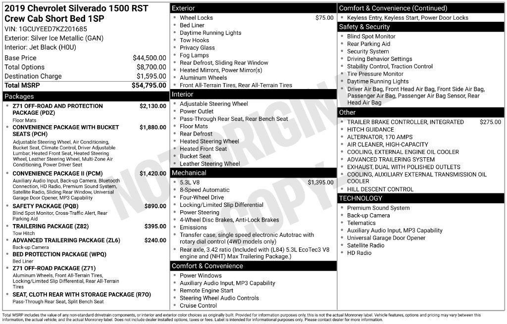 Used 2019 Chevrolet Silverado 1500 RST AWD/4WD image 21