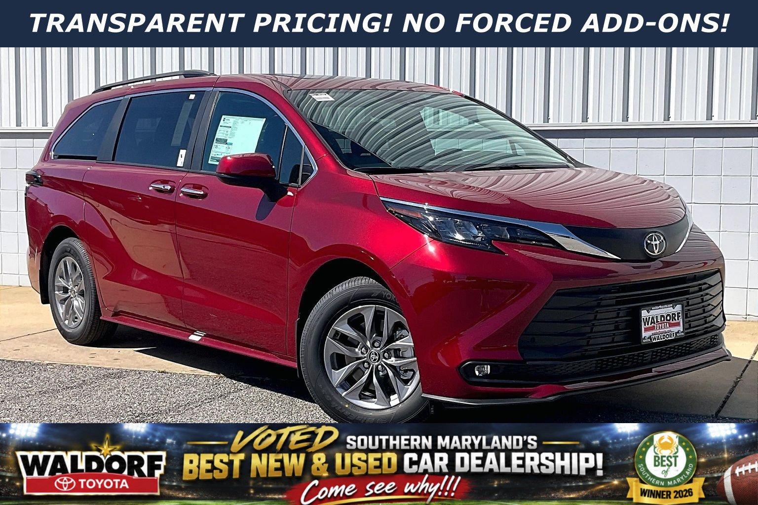 New 2026 Toyota Sienna XLE