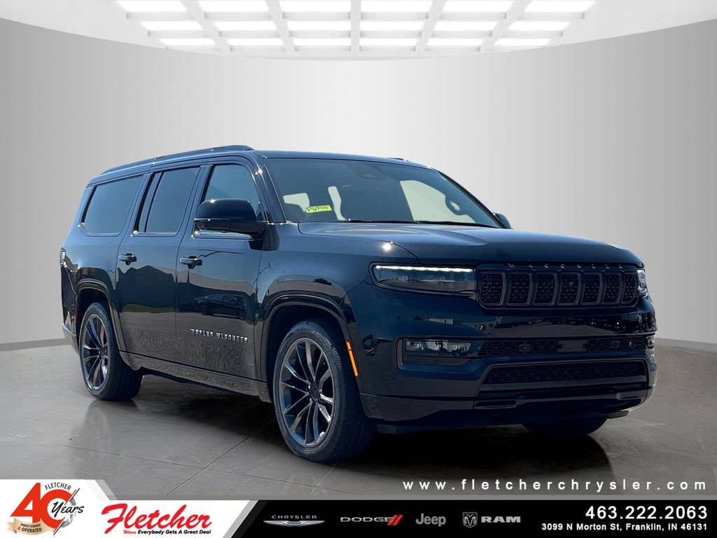 Used 2025 Jeep Grand Wagoneer L Series II Obsidian w/ Quick Order Packagew 28T