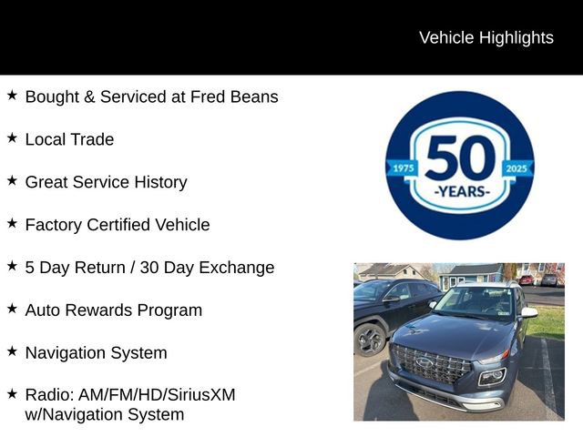Certified 2023 Hyundai Venue Limited w/ Cargo Package image 5