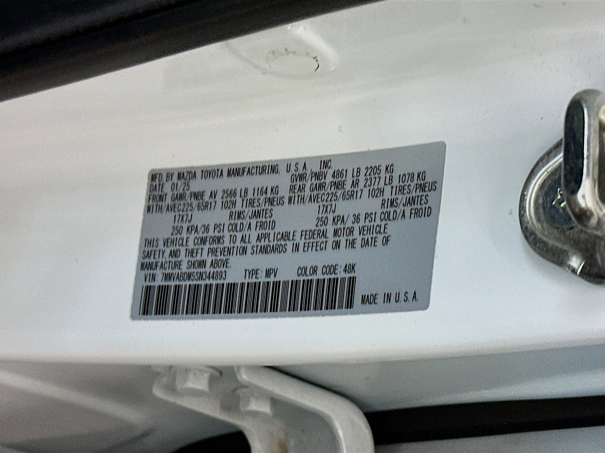 Used 2025 MAZDA CX-50 AWD 2.5 S w/ Premium Package image 12