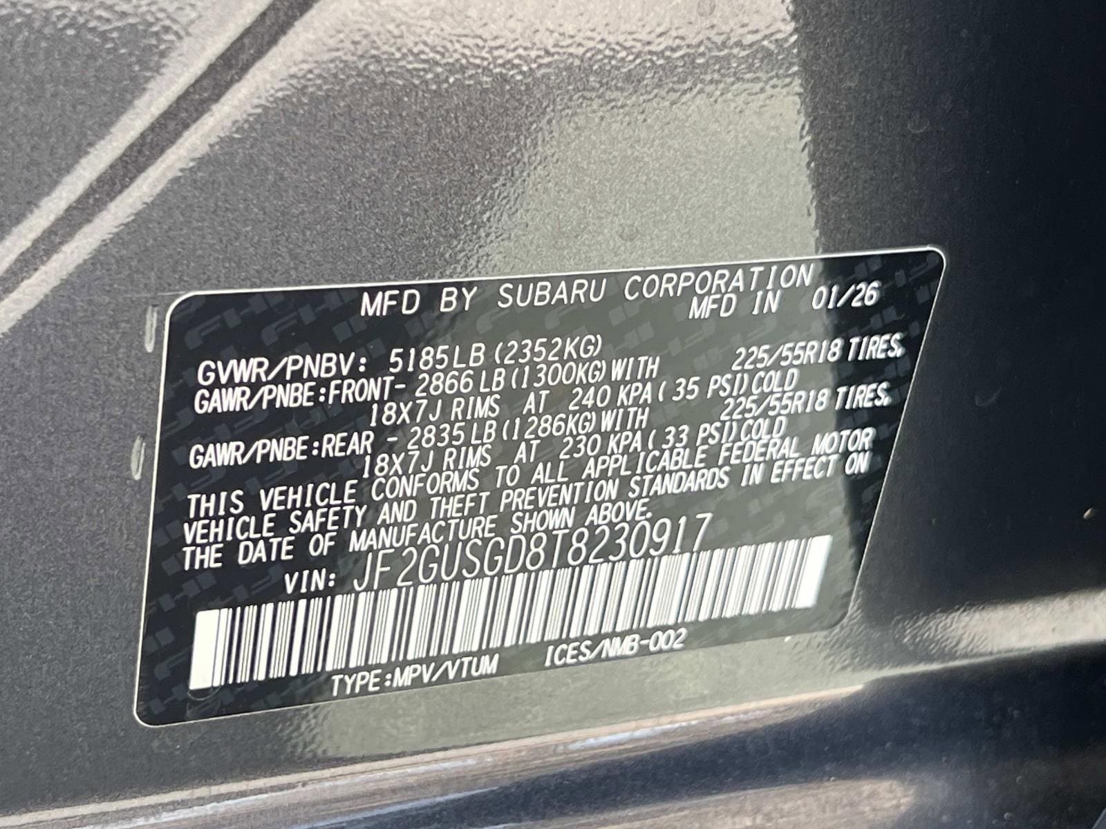 New 2026 Subaru Crosstrek 2.5i Sport w/ Crosstrek Mirror Package AWD/4WD image 26