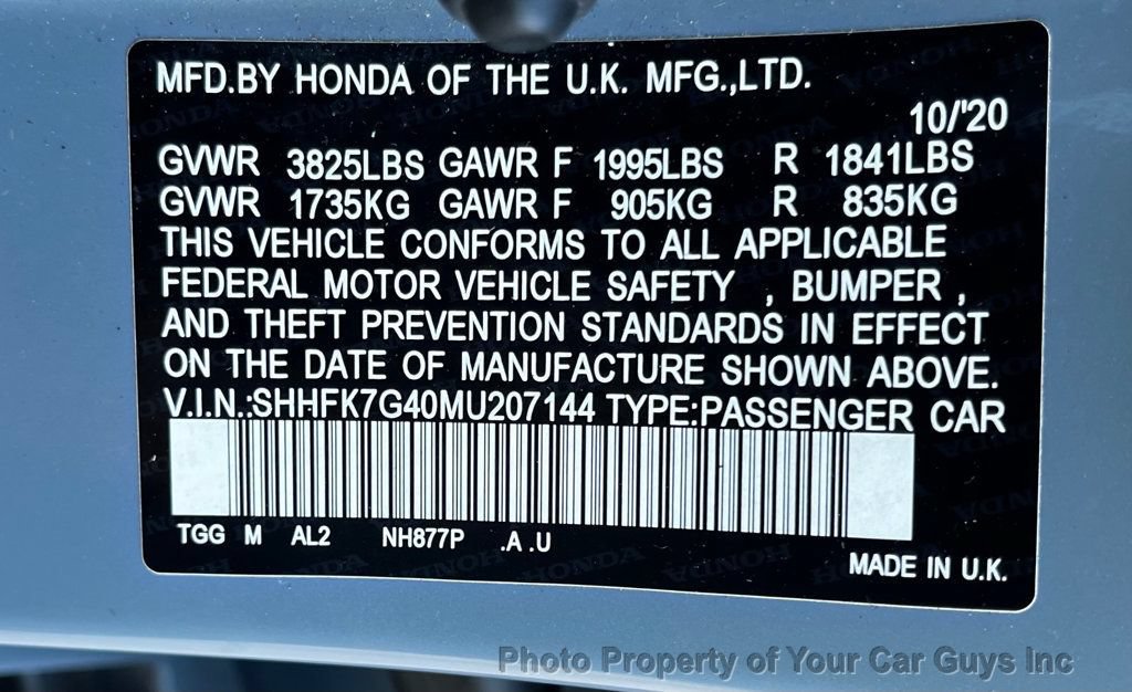 Used 2021 Honda Civic Sport image 29