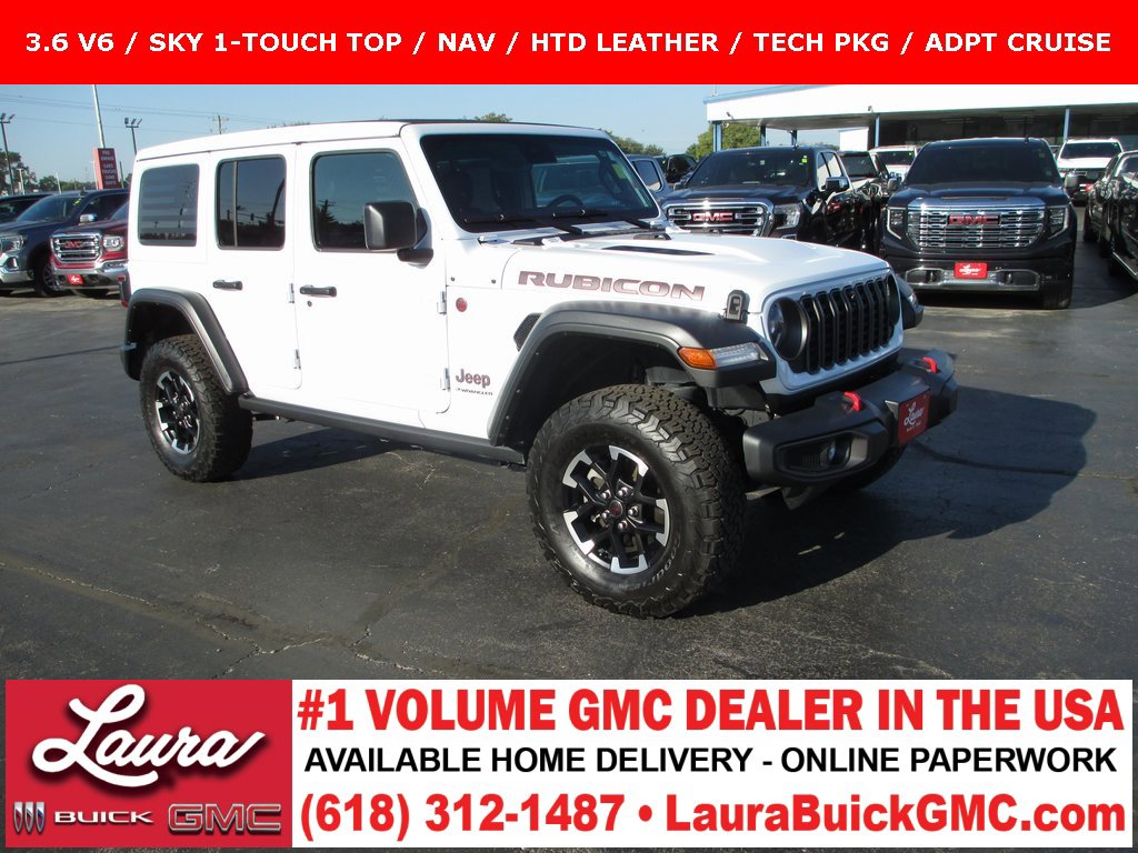 Used 2024 Jeep Wrangler Unlimited Rubicon w/ Technology Group