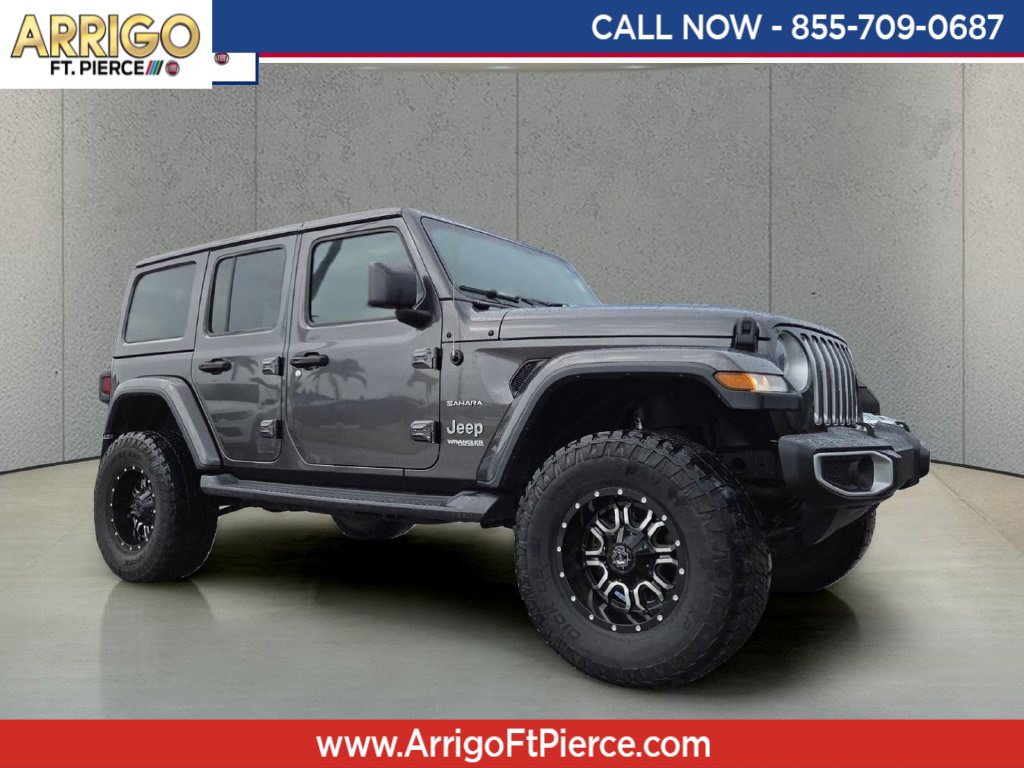 Used 2020 Jeep Wrangler Unlimited Sahara w/ Uconnect 4C Nav & Sound Group