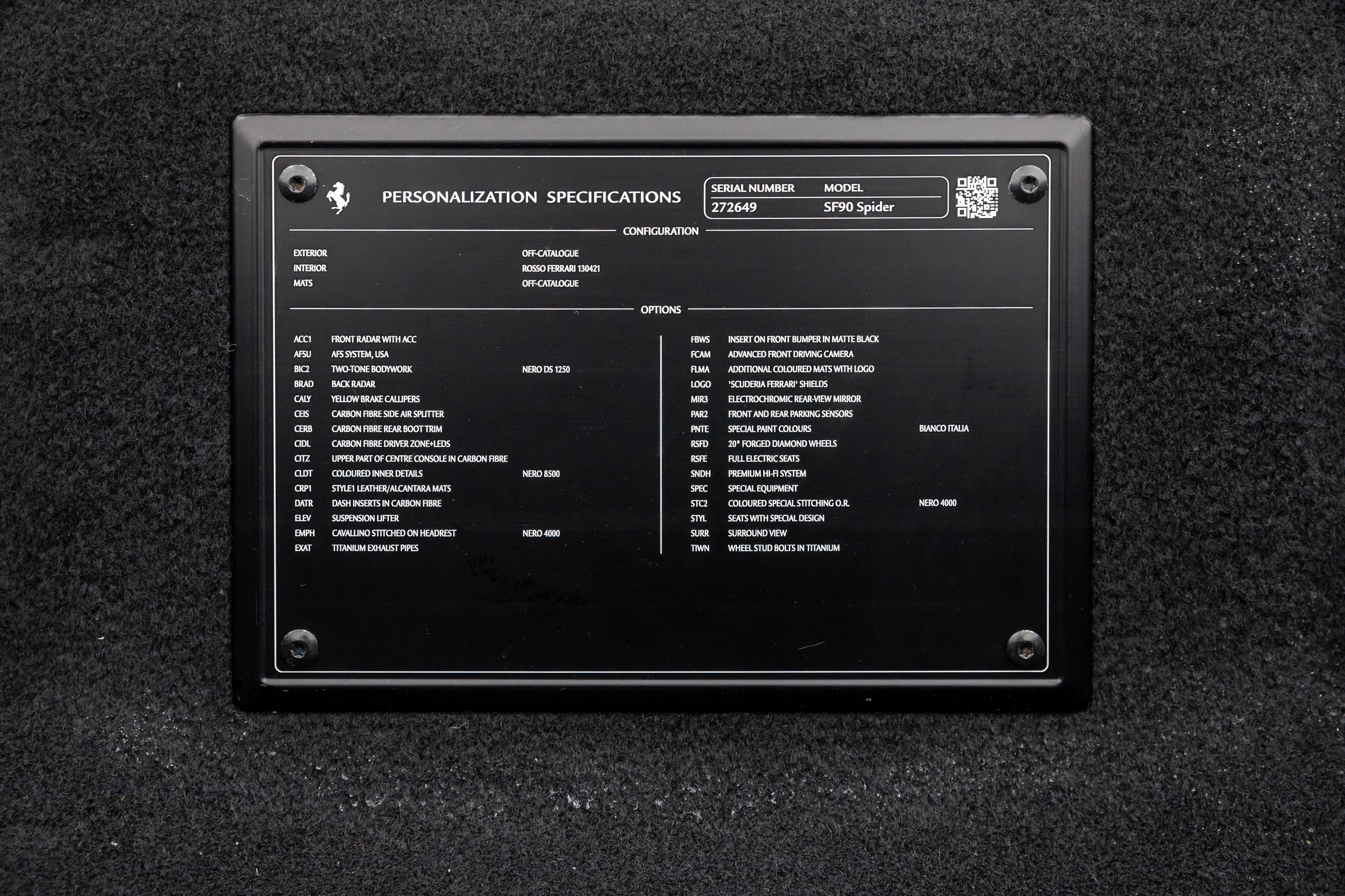 Certified 2022 Ferrari SF90 Spider image 22