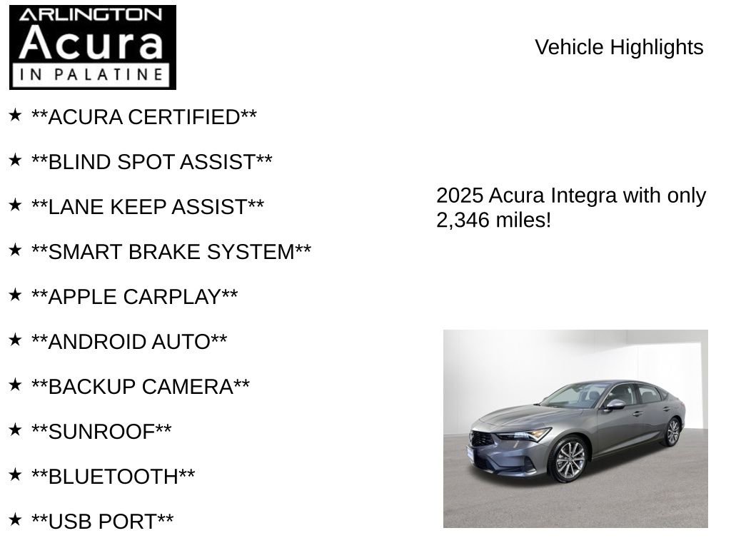 Certified 2025 Acura Integra image 7