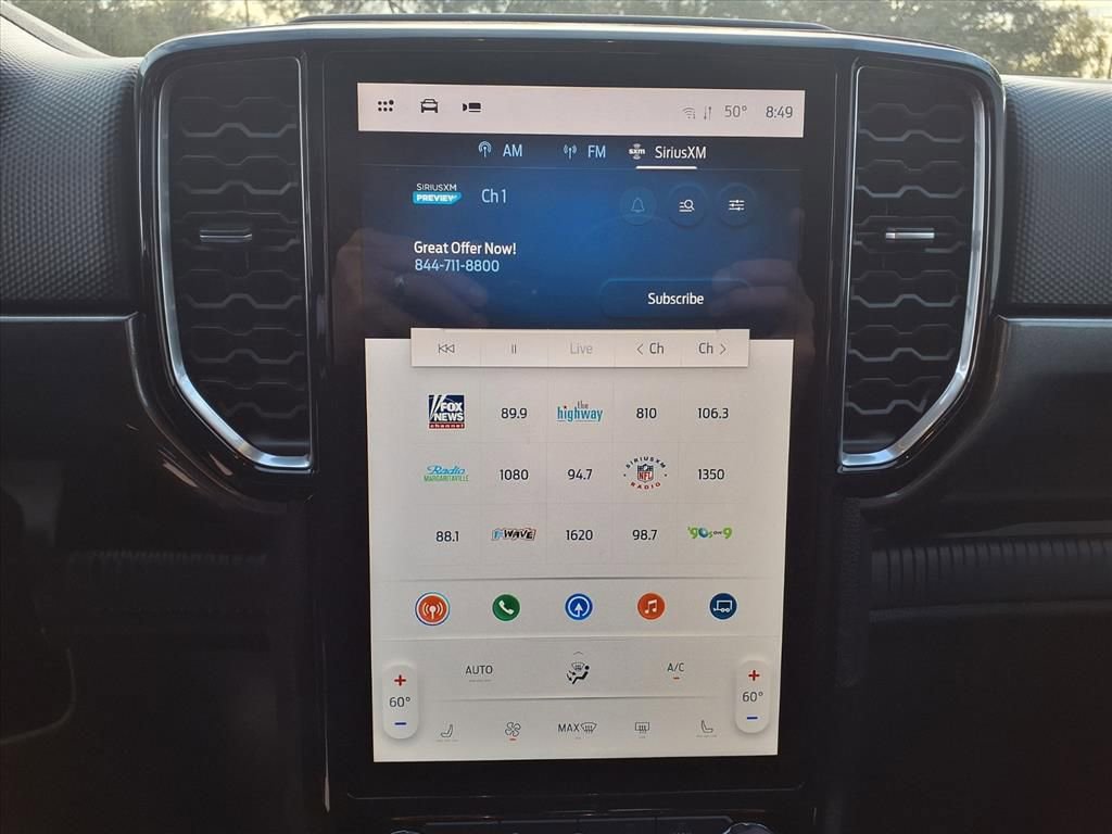 New 2025 Ford Ranger XLT w/ Equipment Group 301A High image 8