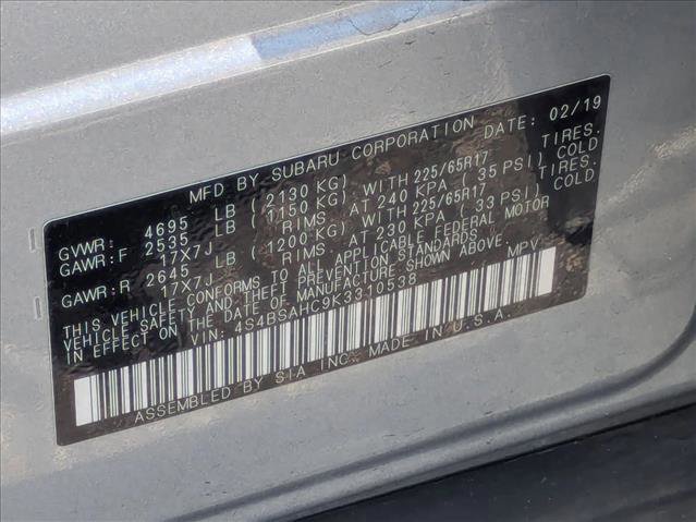 Used 2019 Subaru Outback 2.5i Premium AWD/4WD image 17