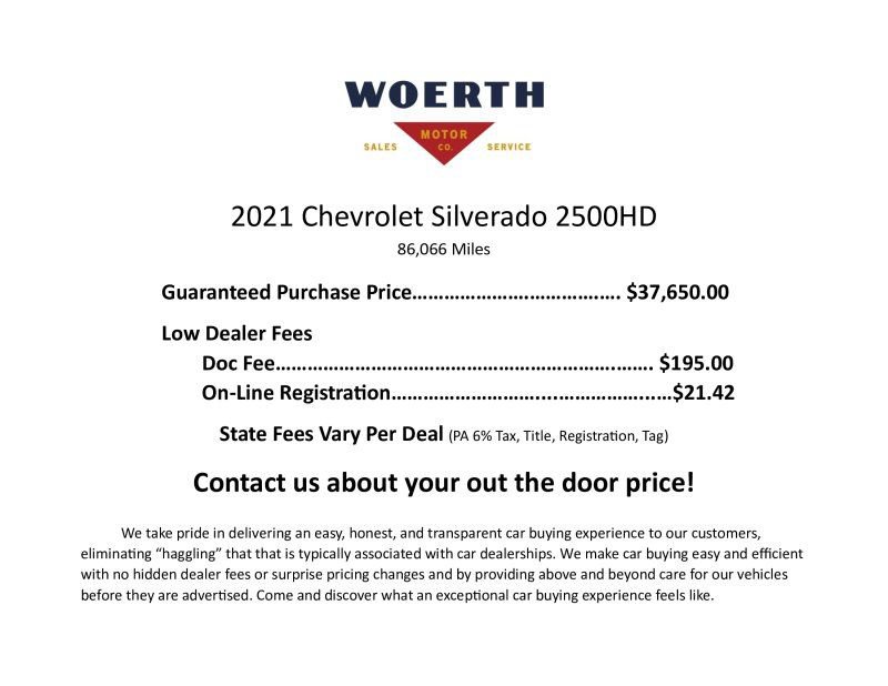 Used 2021 Chevrolet Silverado 2500 LT w/ Z71 Sport Edition AWD/4WD image 3