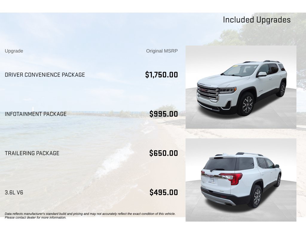 Used 2021 GMC Acadia SLE w/ Driver Convenience Package AWD/4WD image 5