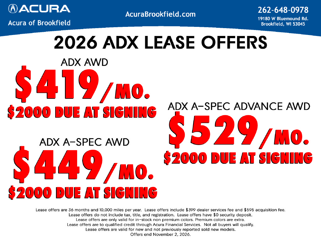 New 2026 Acura ADX A-Spec AWD/4WD image 20