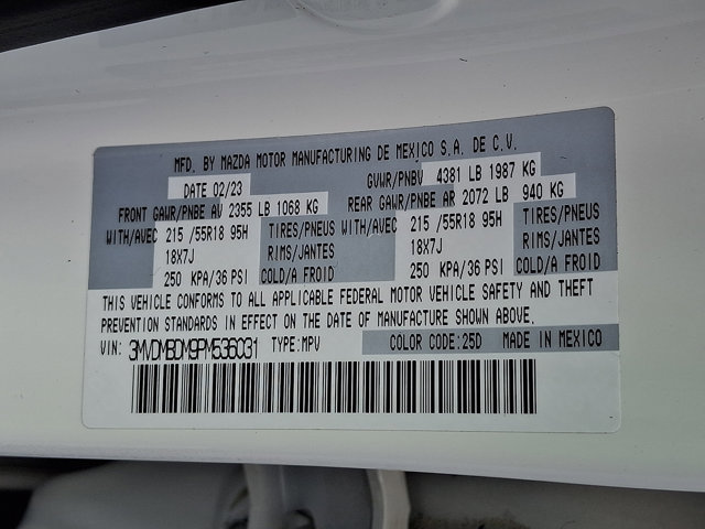 Certified 2023 MAZDA CX-30 AWD 2.5 S w/ Premium Package image 26