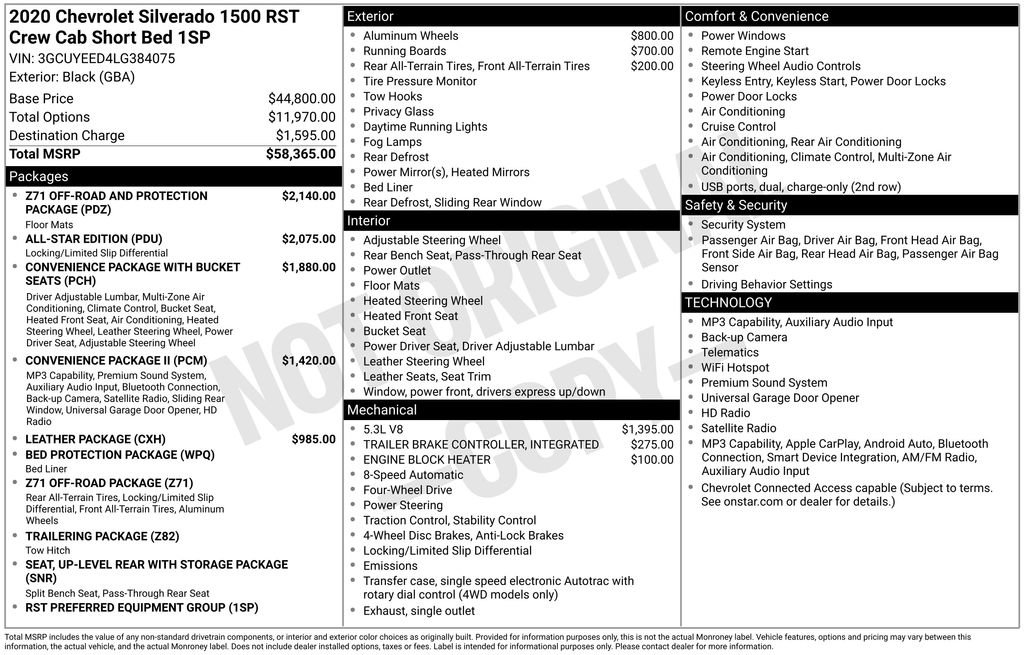 Used 2020 Chevrolet Silverado 1500 RST AWD/4WD image 6