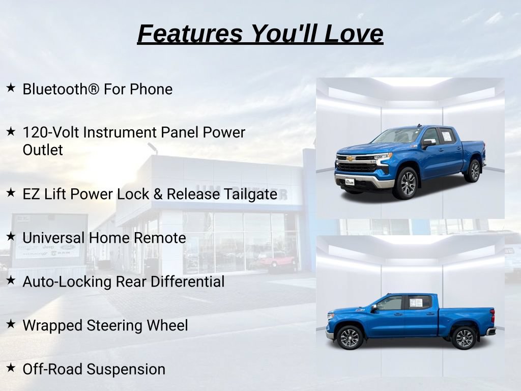 Used 2023 Chevrolet Silverado 1500 LT w/ Z71 Off-Road Package AWD/4WD image 39