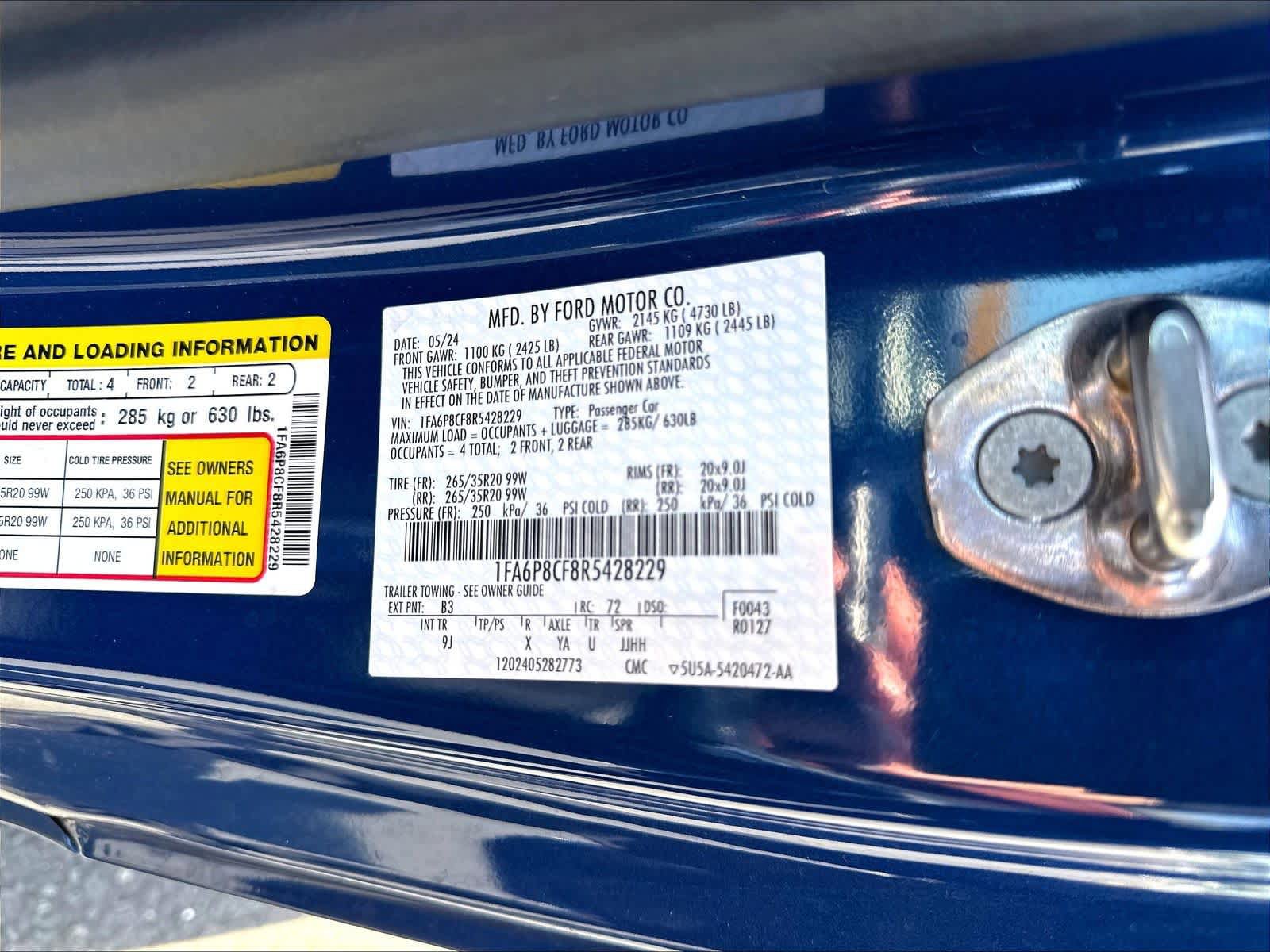 Used 2024 Ford Mustang GT Premium RWD image 19