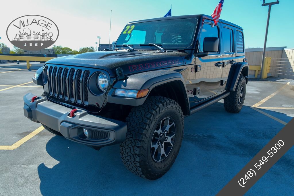 Used 2022 Jeep Wrangler Unlimited Rubicon w/ Cold Weather Group AWD/4WD image 8
