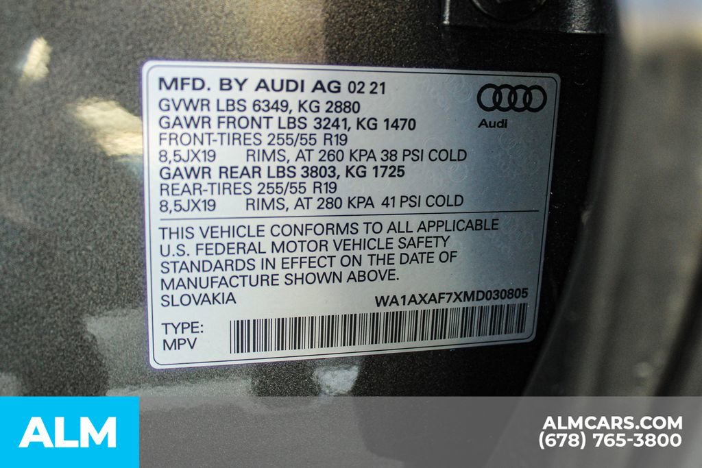 Used 2021 Audi Q7 3.0T Premium w/ Convenience Package image 41